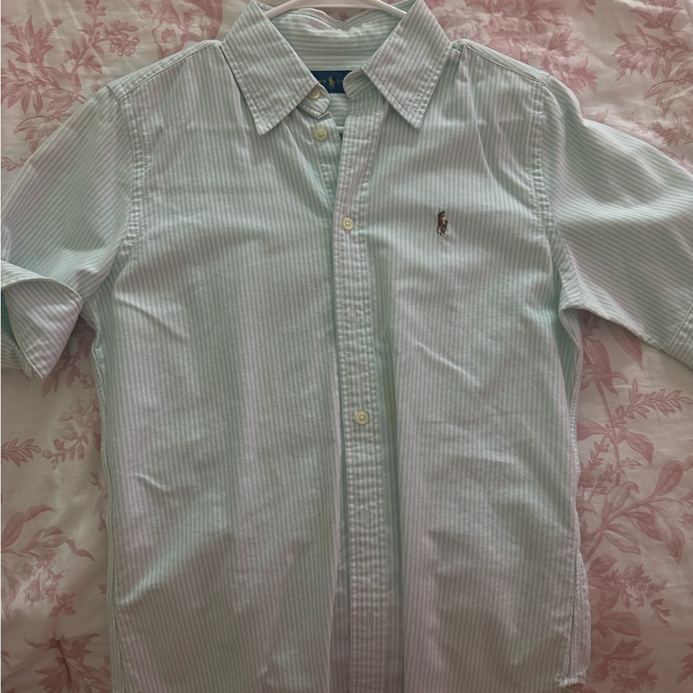 Polo by Ralph Lauren woman Light blue Striped Shirt